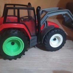 IMG-20201228-WA0018.jpg Fichier STL gratuit roue de tracteur Playmobil・Modèle pour imprimante 3D à télécharger