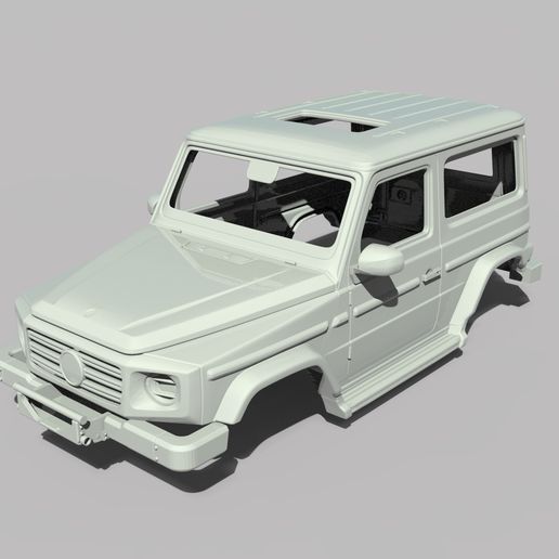 RC car Gelaendewagen 3 Doors STL 3D model files 275mm OFFROAD version - 3D model önizlemesi