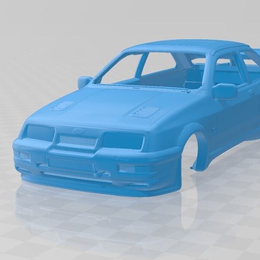 Ford Sierra Cosworth RS500 1986 – STL Body Car Only