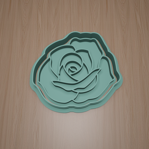 Rose cookie cutter