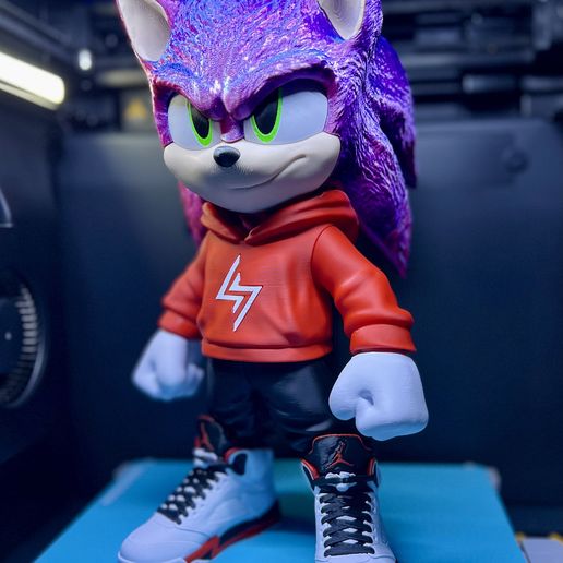 🎨 Sonic urban vibes V2・3D Print with the Bambulab A1 Mini/P1S 3D