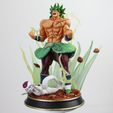 broly2_live3dprintspt.jpg Broly Dragon Ball Super for 3D printing and Frieza with Supports