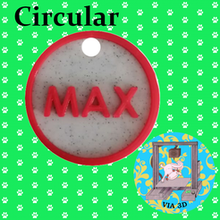 circular.png Dog tag in the shape of a medal