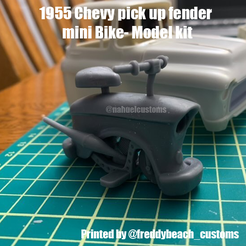 1955 Chevy pick up fender mini Bike- Model kit