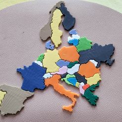 Europe map puzzle