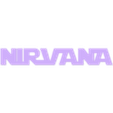 NIRVANA.stl Nirvana Poster, Sign, Signboard. Logo, band, music, music, rock, concert, concert