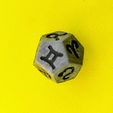 yellow-7.jpg Zodiac Dice / Dodecahedron