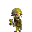 Foot-Soldier_Transparent.png Plants vs Zombies - Soldado de infantaria