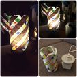 20180206_175109.jpg Free STL file Marble Desk Lamp・3D printing template to download