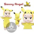 sonny-angel-pikachu.jpg Пикачу Санни Ангел Хипперс - Покемон - Украшение для телефона/ноутбука - Санни Ангелы