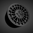 Lancia-Delta-HF-Integrale-OEM-rims.png New for 2021 Lancia Delta HF Integrale OEM rims rims with brakes and tires for Hot Wheels