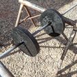 IMG_20201122_132216.jpg Concrete Cement Barbell Dumbbell Gym weight plates V2 Bundle