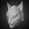 KitsuneHoodFront34LeftHIgh.jpg Destiny 2 Kitsune Warlock Helmet for Cosplay