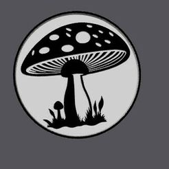 mushroom-litho-4.jpg LITHOPANE LIGHT BOX - MUSHROOMS 4