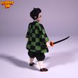 2.jpg TANJIRO - ARTICULATED ACTION FIGURE - DEMON SLAYER - EASY TO PRINT AND ASSEMBLE