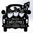 21.jpg Line art christmas car, wall art christmas car, 2d art christmas car, noel, Navidad