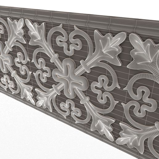 Wireframe-High-Ornament-Element-Molding-05-3.jpg Ornament Element Molding 05