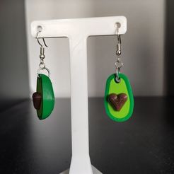 IMG_20191012_164032.jpg Fichier STL boucle d'oreilles avocat・Design à télécharger et à imprimer en 3D