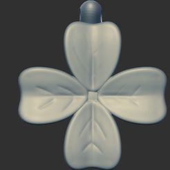 Treb_10.jpg Archivo OBJ Trébol de 4 hojas para joyería・Plan para descargar y imprimir en 3D