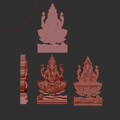4545454545.jpg STL file Ganesha・Model to download and 3D print