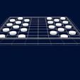 24.jpg Checkers Board Game 3D Print Model