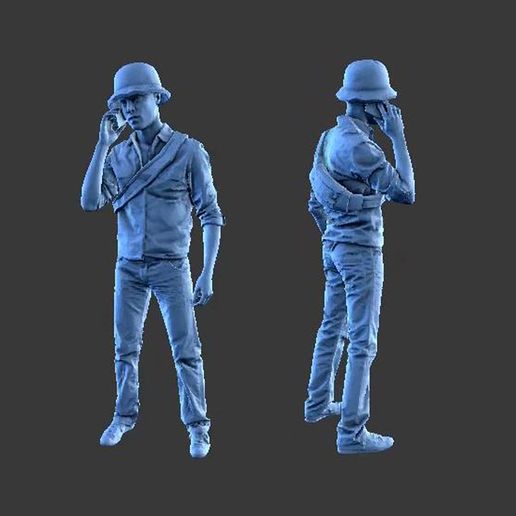 CHARACTER MAN FIGURE A76 3D model