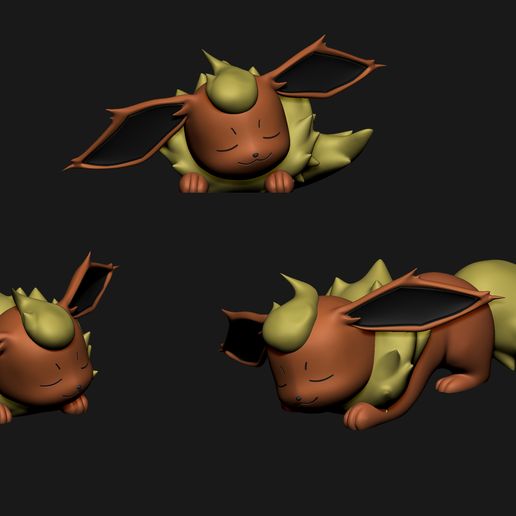 flareon-cults-2.jpg Pokemon - Sleeping Flareon