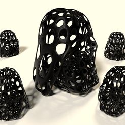 Darth_Vader_-_Voronoi_Style_-_Render_display_large.jpg Free STL file Darth Vader - Voronoi Style・3D print object to download