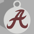 Alabama-Crimson-Tide-Keyring-v2.png Porta-chaves Alabama Crimson Tide