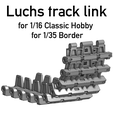 front.png German tank Luchs track link for Classy Hobby (1/16) and Border (1/35