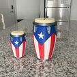 Puerto-Rico-Conga-Drum-Big-and-Small.jpg Puerto Rico Conga Drum Piggy Bank