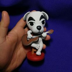 MEJOR-FOTO-KKSLIDER.jpg STL file "TOTAKEKEKE" GUITAR DOG (Animal Crossing FanArt)・3D printer design to download
