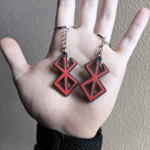 Brand of Sacrifice Keychain – Berserk Anime 3D model