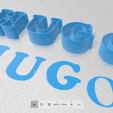 Hugo-4.png Hugo H U G O name in capital letters for Capital Letters candy dish