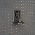 045.jpg XXL Wall Holder for 1/2 inch sockets larger than 30mm 045 I for screws or peg board