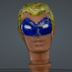 glasct1.png Fichier OBJ Tête Mego Stlye Green Lantern Alan Scott・Objet pour imprimante 3D à télécharger