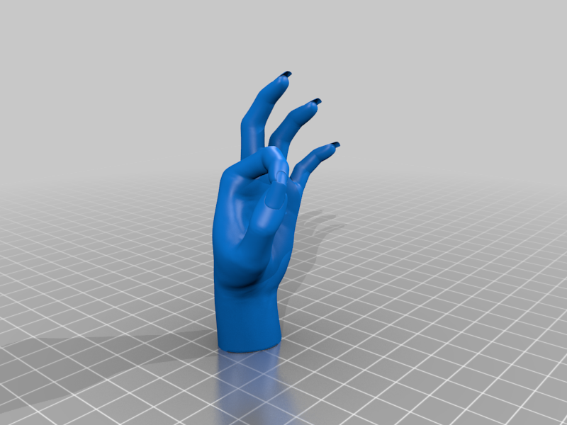 Download Stl File Ok Hand Gesture 3d Print • 3d Print Model ・ Cults