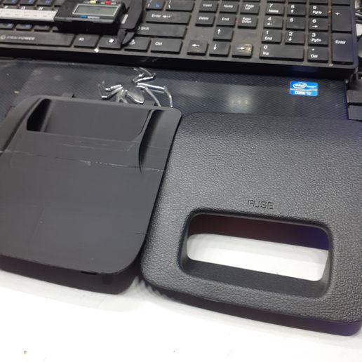 Telephone and remote control holder . 3D model