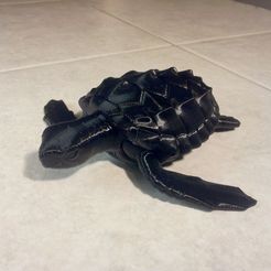 thingiverse_1_display_large.jpg Бесплатный STL файл Loggerhead Sea Turtle (poseable)・Модель 3D-принтера для скачивания