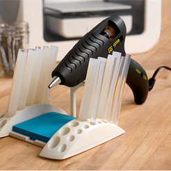 download-23.png Free STL file Glue Gun Rest・3D printing model to download