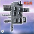 6.jpg Large Asian riverside village set with wooden houses and tower (10) - Asian Asia Oriental Angkor Ninja Traditionnal RPG Mini