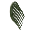 Hair-comb-barrette-17-v8-06.png PLEAT HAIR COMB barrette Multi purpose Female Style Braiding Tool hair styling roller braid accessories for girl headdress weaving fbh-17 3d print cnc