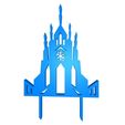 ImageToStl.com_FrozenCastleCon-5.jpg Frozen Castle for cake topper