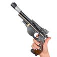 The-Mandalorian's-IB-94-blaster-pistol-replica-prop-Star-Wars1.jpg Mandalorian's IB-94 blaster pistol Star Wars Prop Replica Cosplay Gun Weapon
