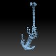 anchor skeleton bubbles no base.jpg Undersea Bases Stems and Terrain 28mm