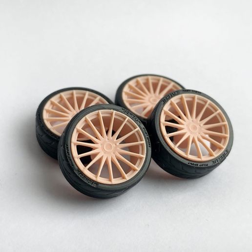 8hQkwaclyJ8.jpg Vosen VFS2 "Style" Rims with Michelin slim tiers wheels for scale models