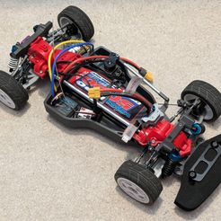 💭 Tamiya TA01 TA02 TA02W upright with reduced Ackermann and