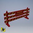 Assembly_Traffic_Control_3_Sign.jpg Free STL file 1/64 Scale Diorama's Road Traffic Control 3 Sign・3D printer model to download, PWLDC