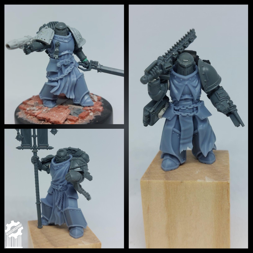 ETERNAL_CRUSADER_BODY-EX.png SET2 - 5 eternal Crusader Armored Bodies - Heroic 32mm Scale - Knightly Infantry Torsos [Supported] France