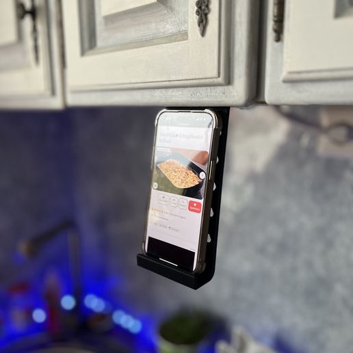 🔪 Kitchen Handy Holder Mobile phone holder for kitchen cabinets